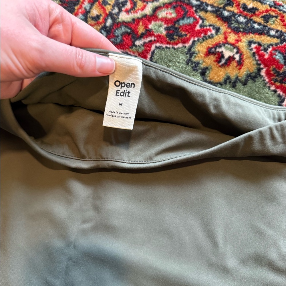 NWT olive Open Edit pencil skirt - Picture 2 of 2